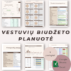 Vestuviu biudzeto planuote Excel