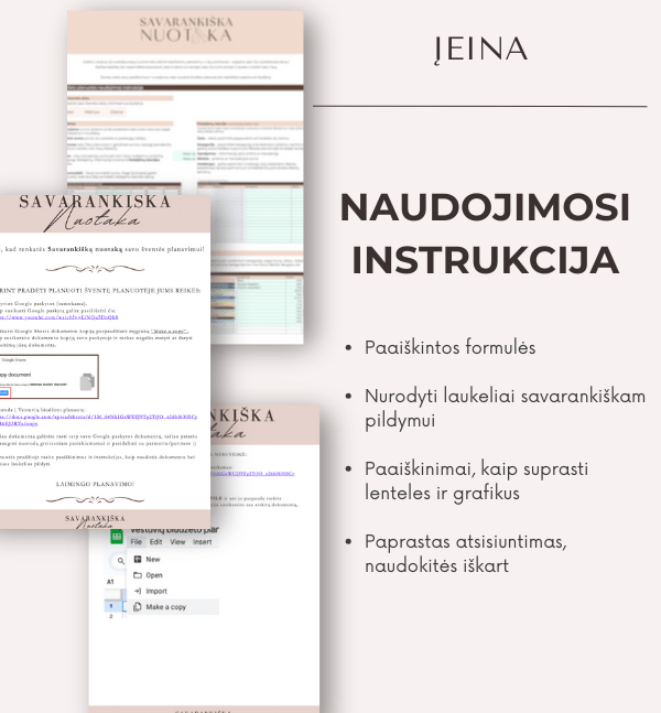 Naudojimosi biudzeto planuote instrukcija